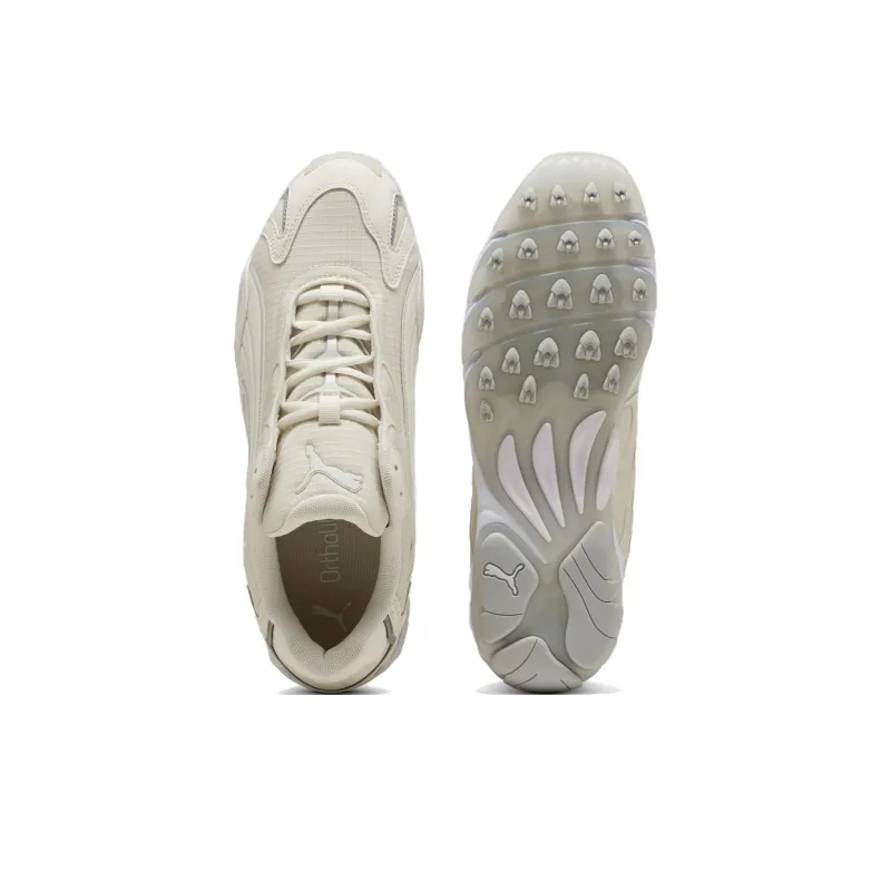 PUMA Inhale Anti-Slip Wear-Resistant Low-Top Running Shoes Unisex Gray White-3