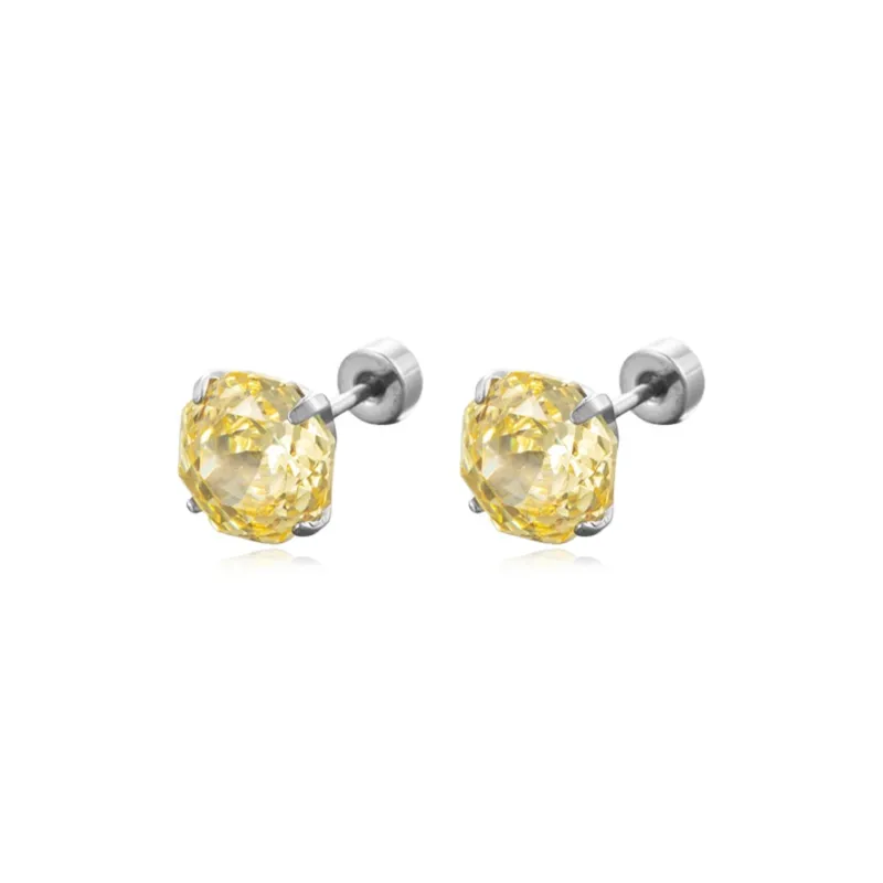 WANLIACC Alloy Stud Earrings Women's-11