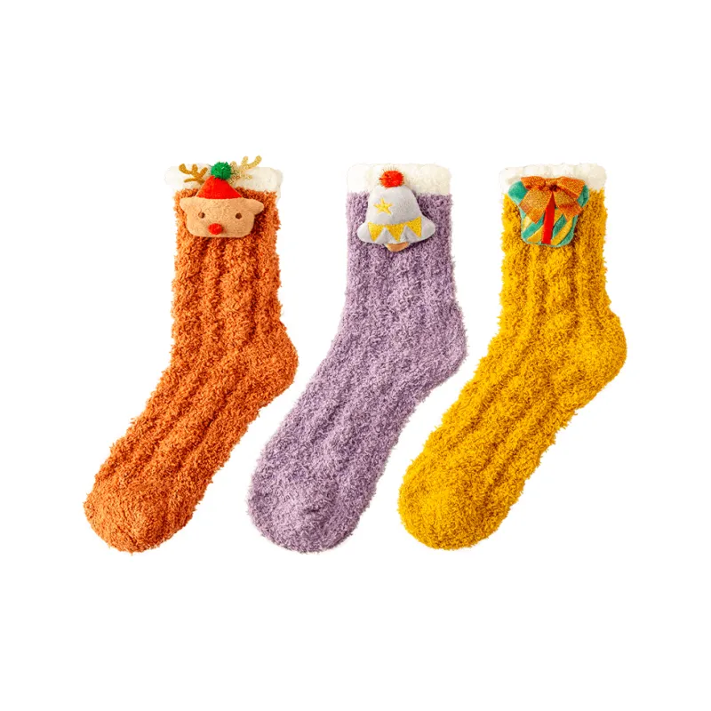 Yalu Mid Calf Socks Women's 3 Pack-8