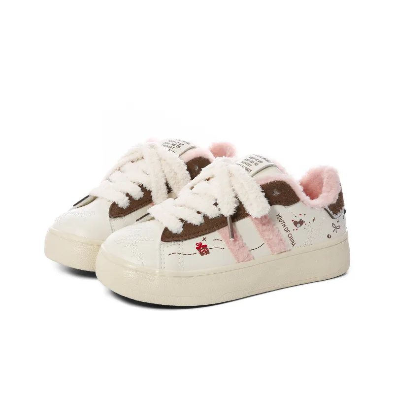Lovely You Wear-resistant And Lightweight Low-Top Skateboard Shoes Women's-2