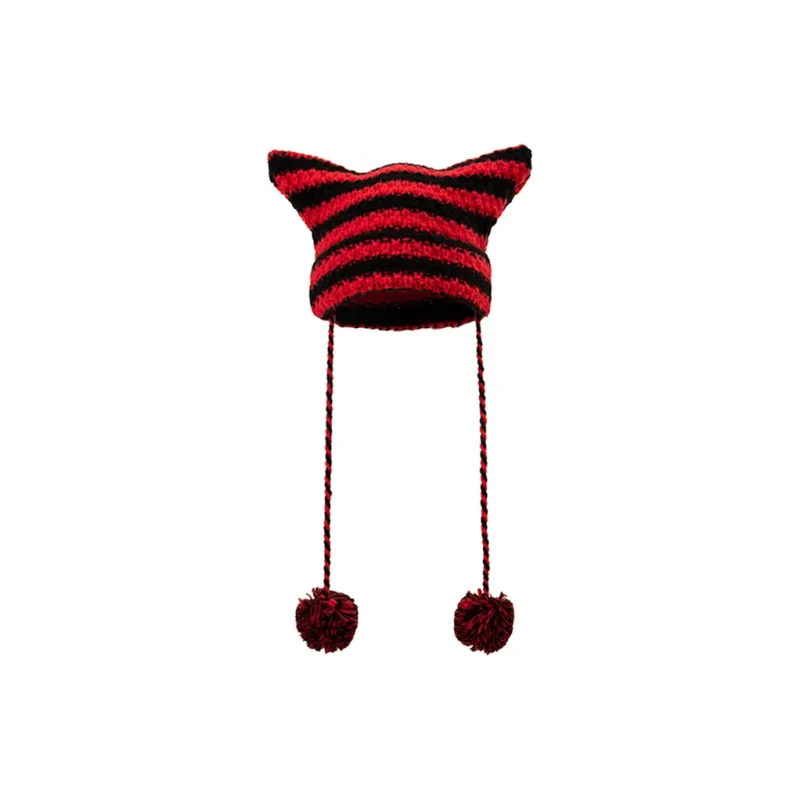 BAIJUAN Acrylic Knitted Hat Women's-1