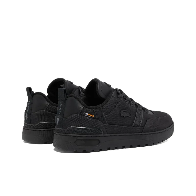 LACOSTE T-Clip Slip-Resistant Low-Top Skateboard Shoes Men's Black-2