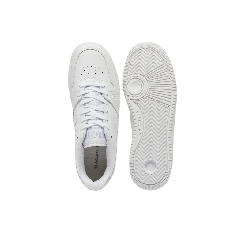 LACOSTE L001 Slip-Resistant Low-Top Skateboard Shoes Men's White-4