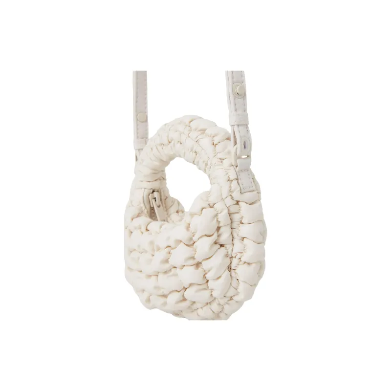 COS Polyester Shoulder Bag, Crossbody Bag Mini Women's Beige-2