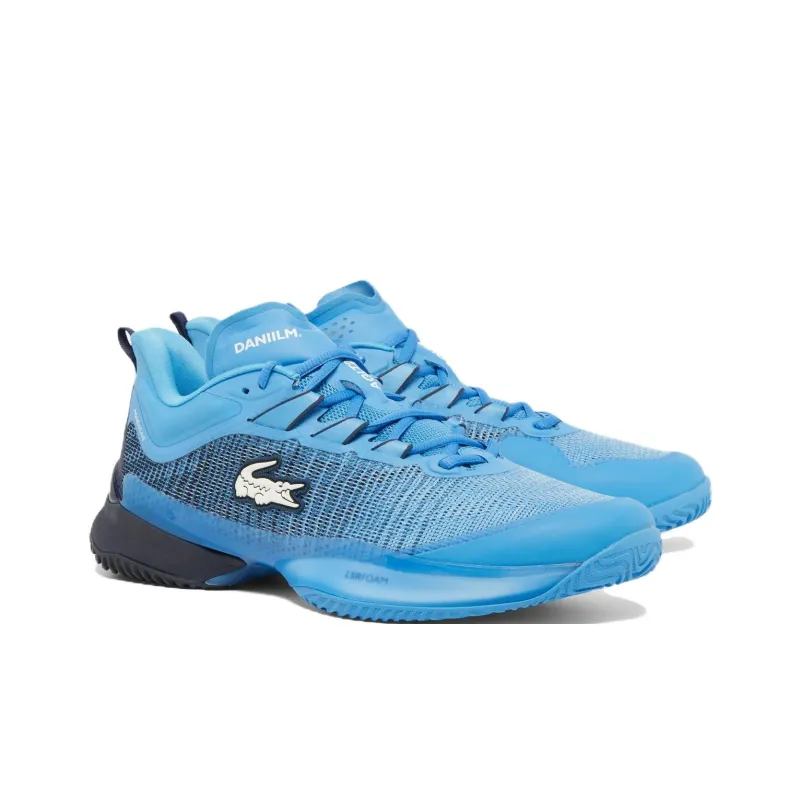 LACOSTE AG-LT23 Lite Clay Court Slip-Resistant Low-Top Casual Shoes Men's Blue-1