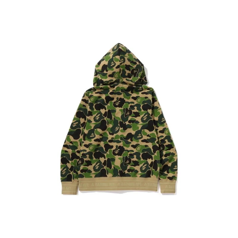 A BATHING APE ® Abc Camo Logo Zip up Hoodie-3