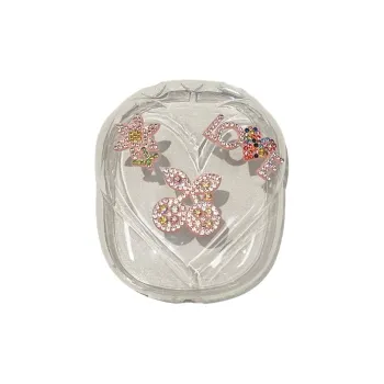 Baohuguang Compatible With AirPods Max TPU Urban Chic Style Original Design Cherry Love Fully Enclosed Headphone Set