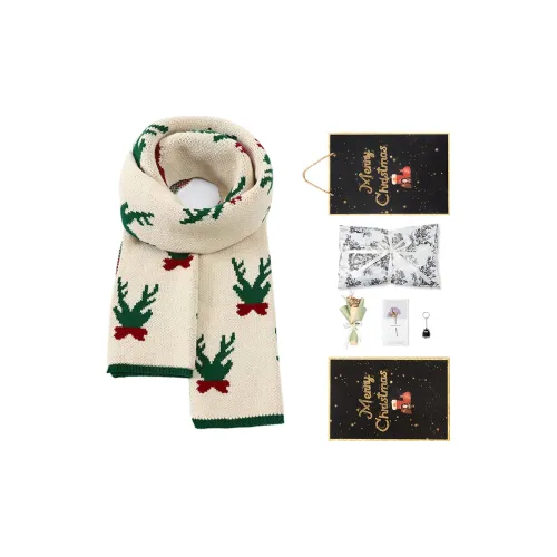 BAIJUAN Knit Scarves Unisex