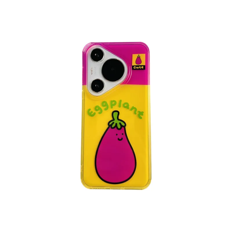 Wei Xin Acrylic Material Peanut Eggplant Lanyard Phone Cases Compatibility With Huawei Mate 60/60 Pro/Pura 70/70 Pro+-17