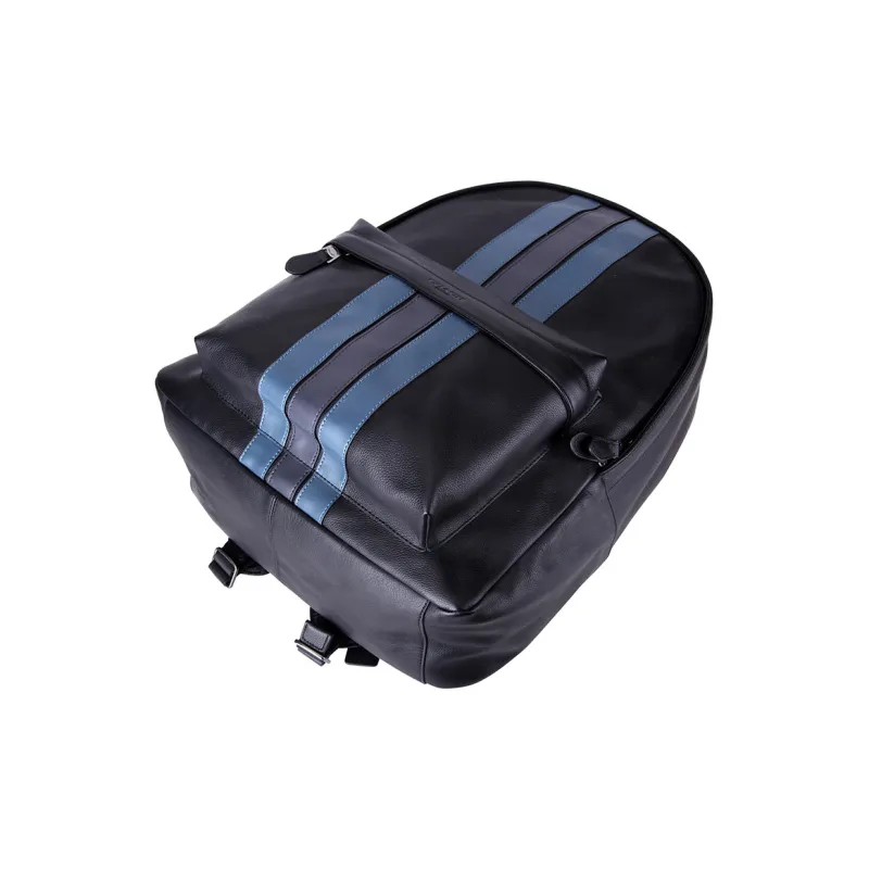 COACH Charles Leather Backpack Large Size Men's Black-4