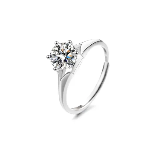 QIANCHANG S925 Silver Rings Women's