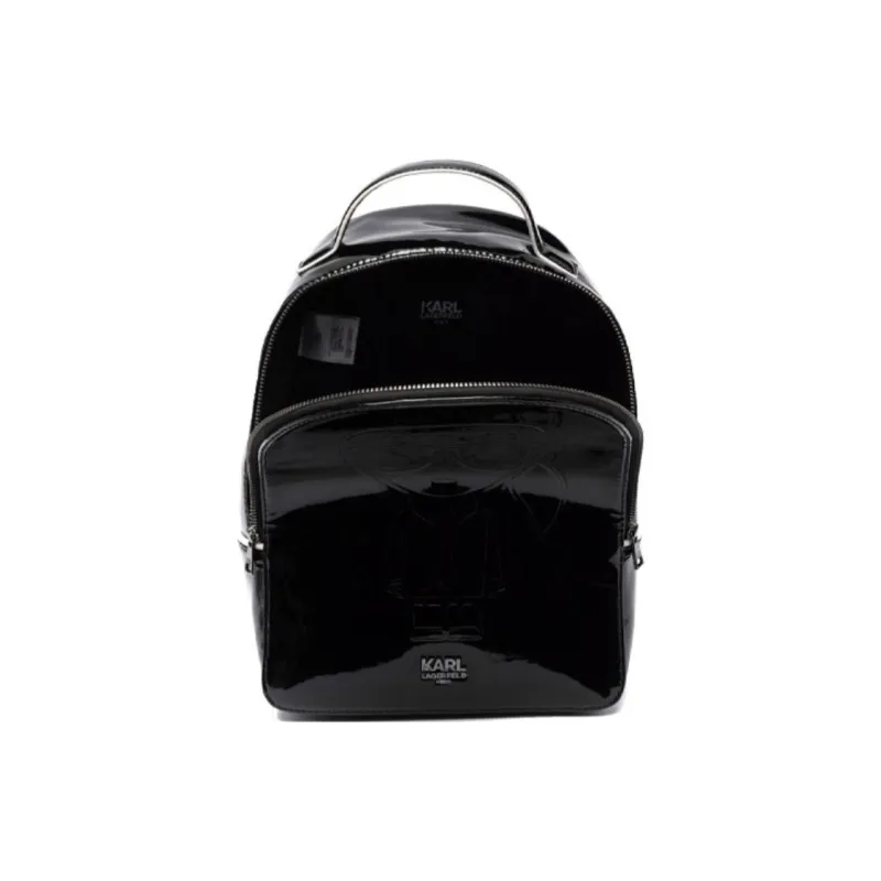 KARL LAGERFELD Polyurethane Backpack Kids' Black-1