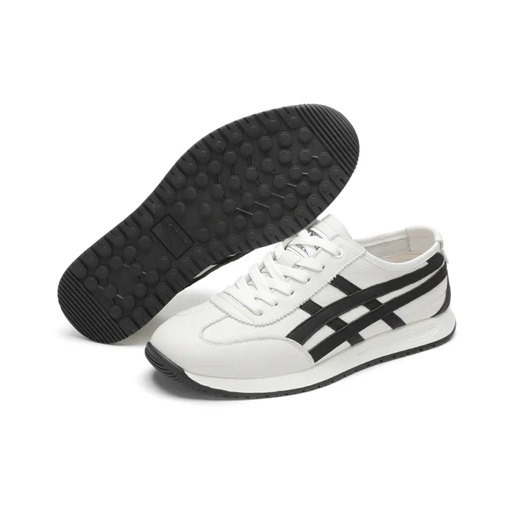 AOKANG Low Top Casual Shoes Men's White Black-6