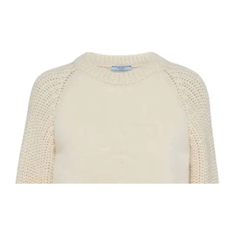 PRADA Crew neck Alpaca blend Jumper-1