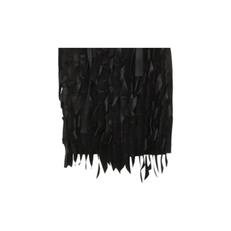PRADA Fringe Detailed Skirt-3