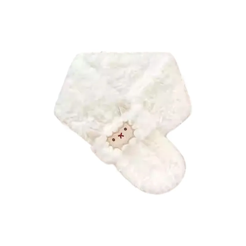 Yalu Polyester Plush Yarn Scarf Unisex Gift Box Set-0