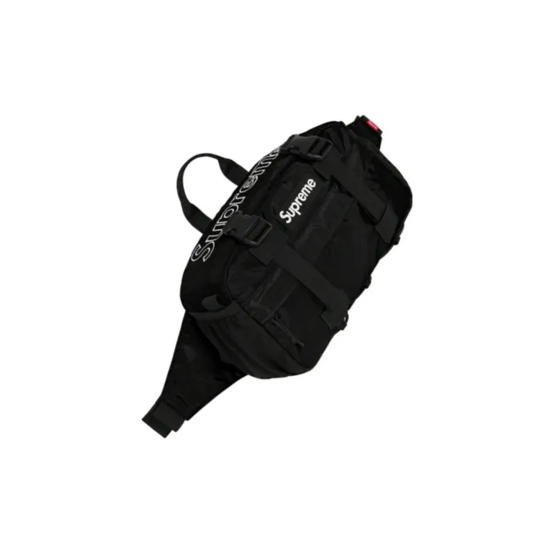 Supreme Nylon Fabric Sling Bag, Crossbody Bag, Fanny Pack Regular Men's Black-1