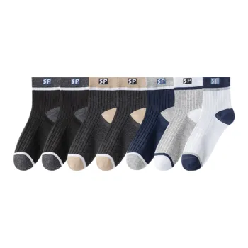 Lan Miao Mid Calf Socks Men's 7 Pack