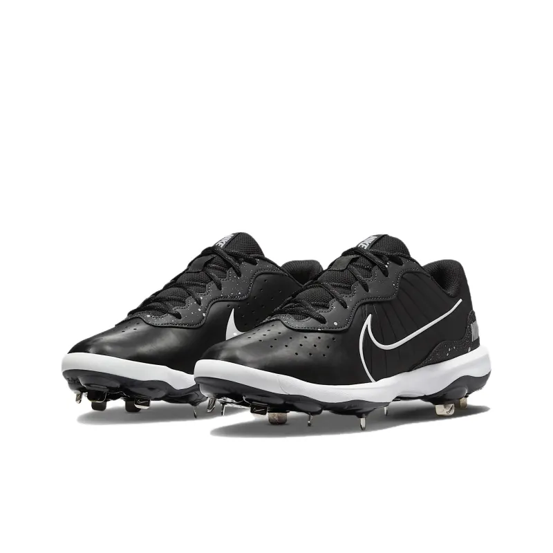 Nike Alpha Huarache Varsity 4 Low Black Dark Smoke Grey White-2