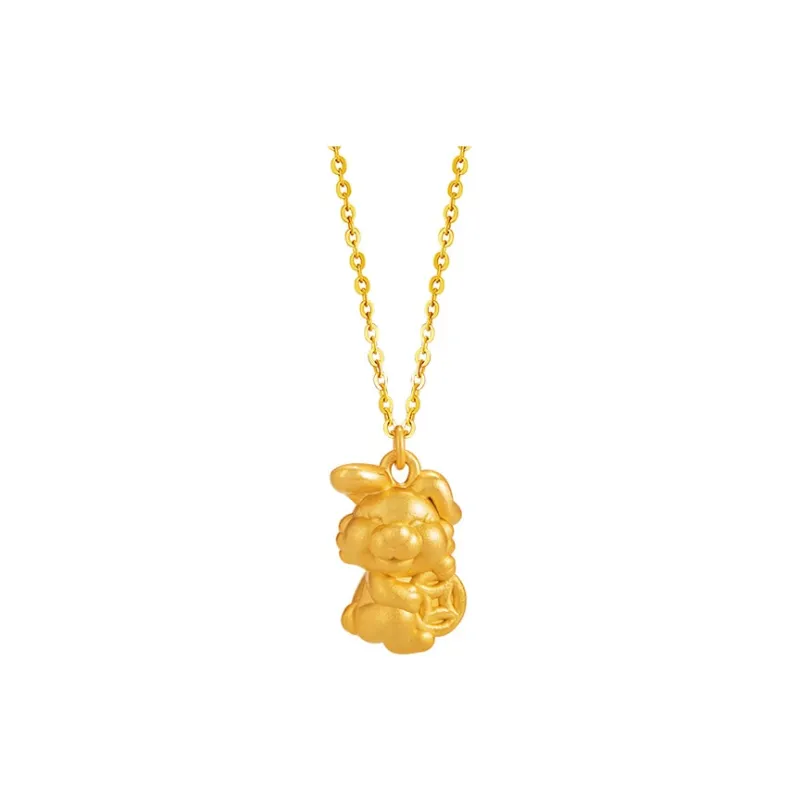 Chongqing Gold Store S925 Silver Necklaces Unisex-8