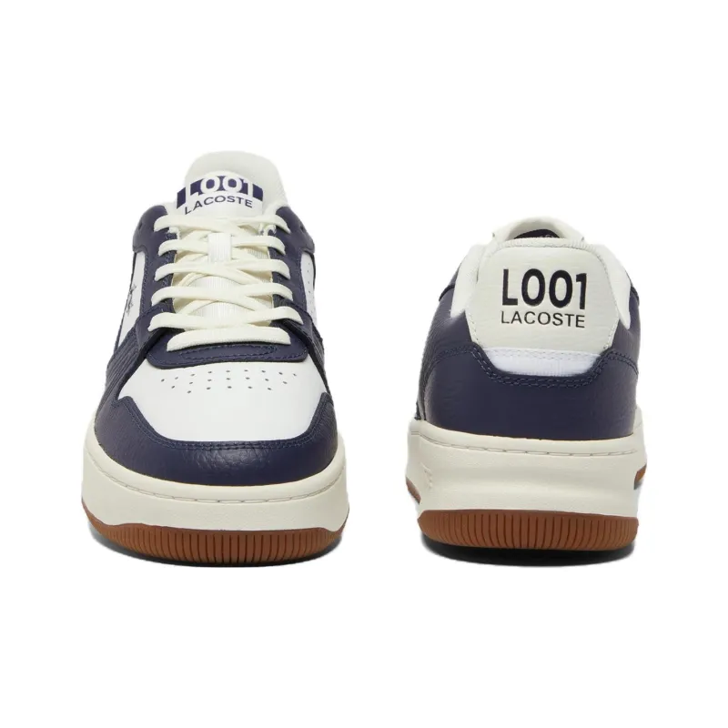 LACOSTE L001 Slip-Resistant Low-Top Skateboard Shoes Men's Marine Blue-3