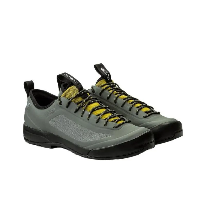 Arcteryx ACRUX SL Anti-Slip And Wear-Resistant Water-Resistant Low-Top Trekking Shoes Men's Gray Green-1