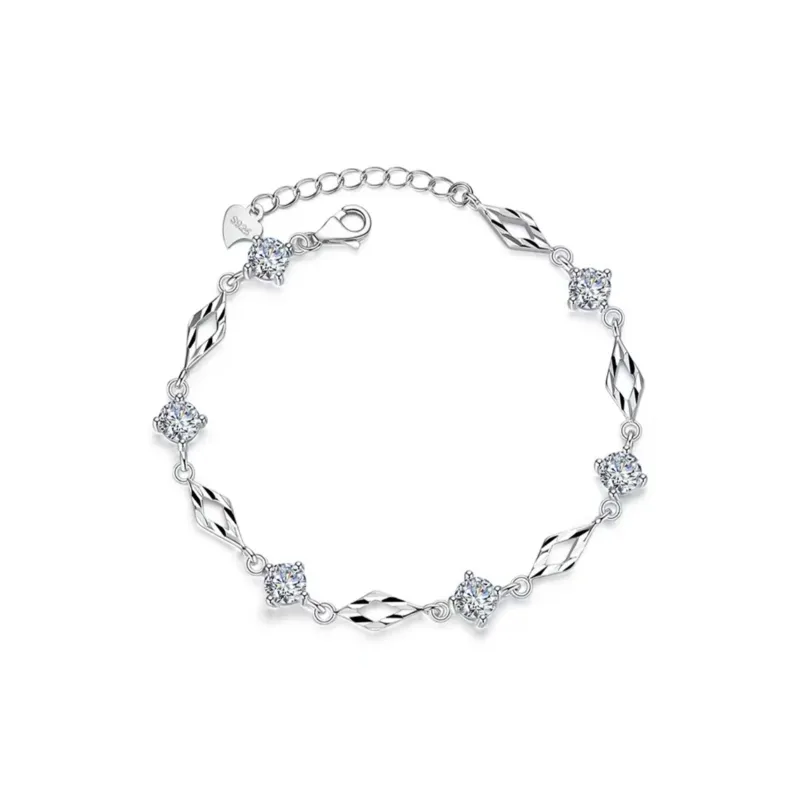 Hua Xi Fu Jewelry S925 Silver Bracelets Women's-0