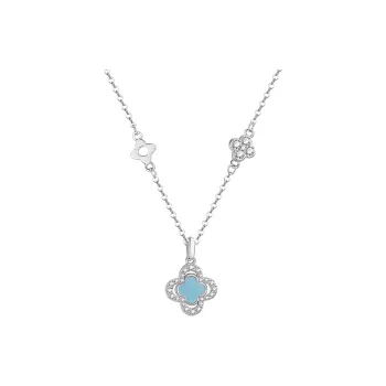 Happy Tide S999 Fine Silver Necklaces Women's