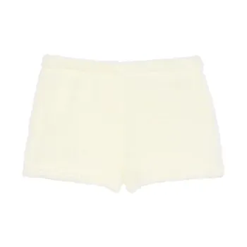 Victoria's Secret PINK Co ZZZy Fleece Boxy Pajama Shorts / Creamer Pajama Pants Women's Yellow