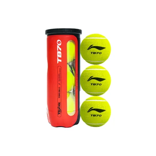 LiNing TB70 Tennis Balls Wool Training Ball Indoor Yellow
