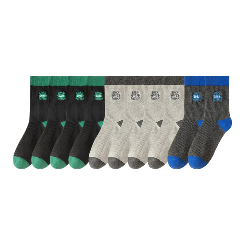 Lan Miao Mid Calf Socks Men's 10 Pack-1