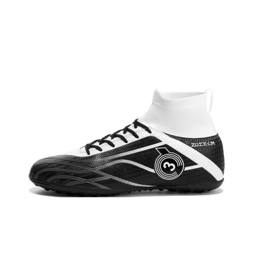 OFFER AITR Soccer Shoes Unisex High Top Black/Red/Blue