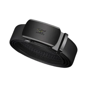 SEPTWOLVES Cow Leather Fashion Belt Men's Width 3.5CM