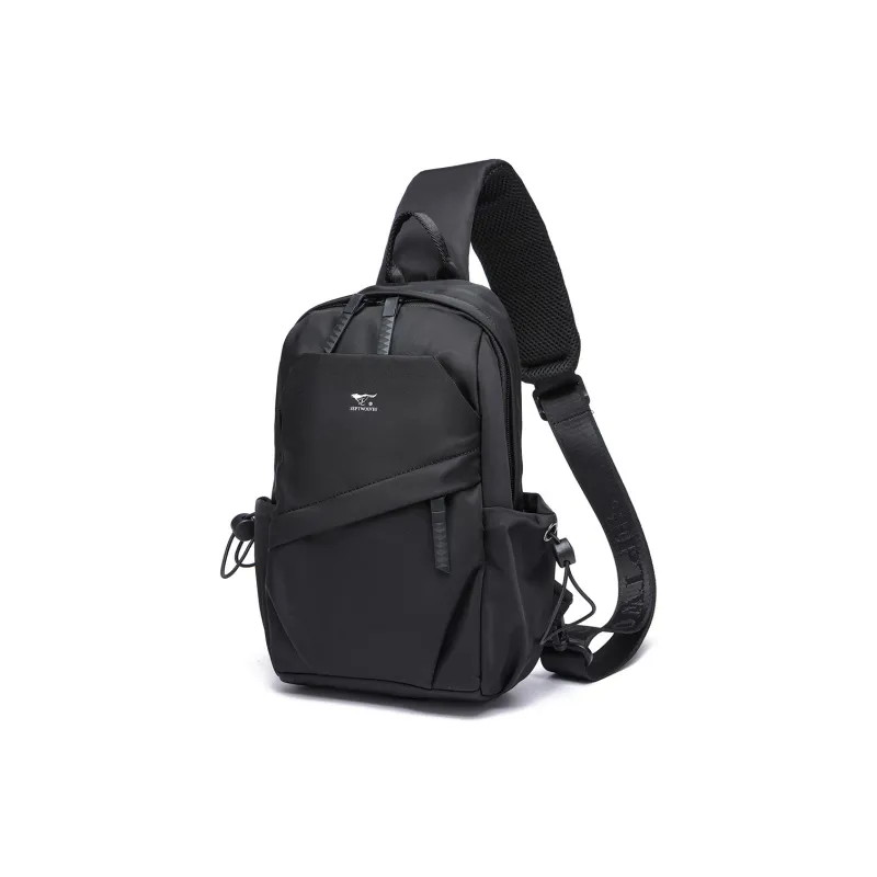 SEPTWOLVES Fabric Sling Bag Regular Men's Black-1