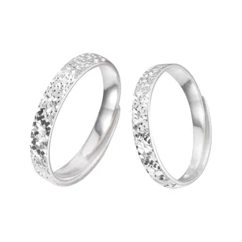 CHIC ZONE 999 Fine Silver Rings Unisex