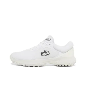 LACOSTE Golf Point Slip Resistant Low Top Golf Shoes Men's White