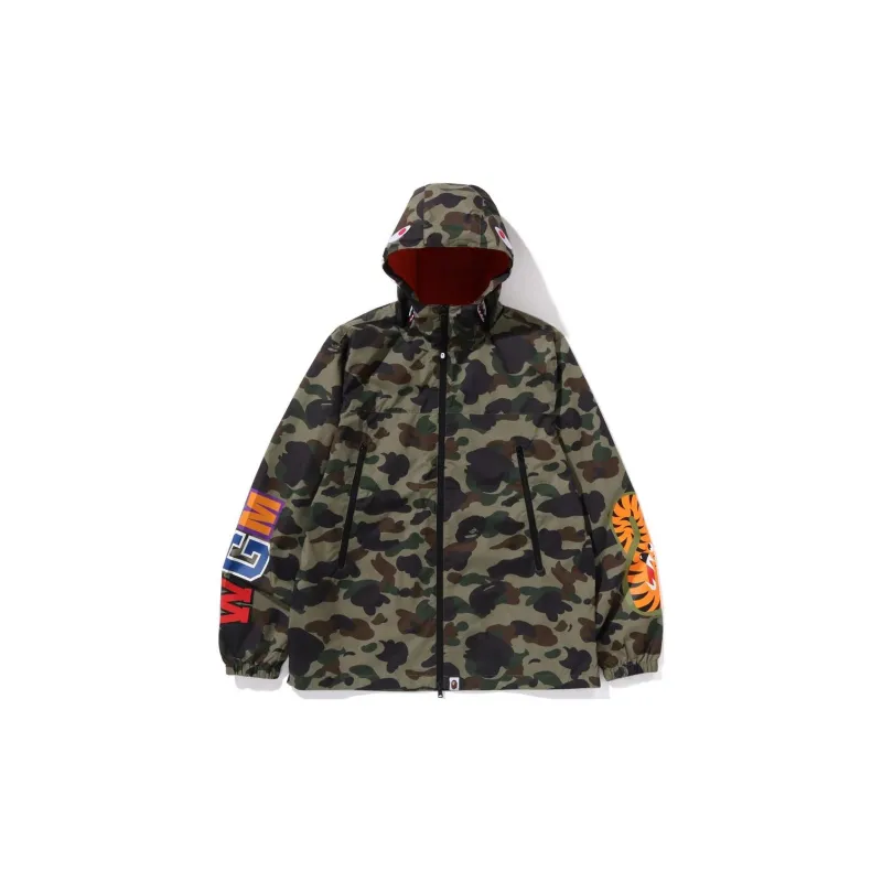 A BATHING APE ® 1st Camo Shark Hoodie Jacket-2