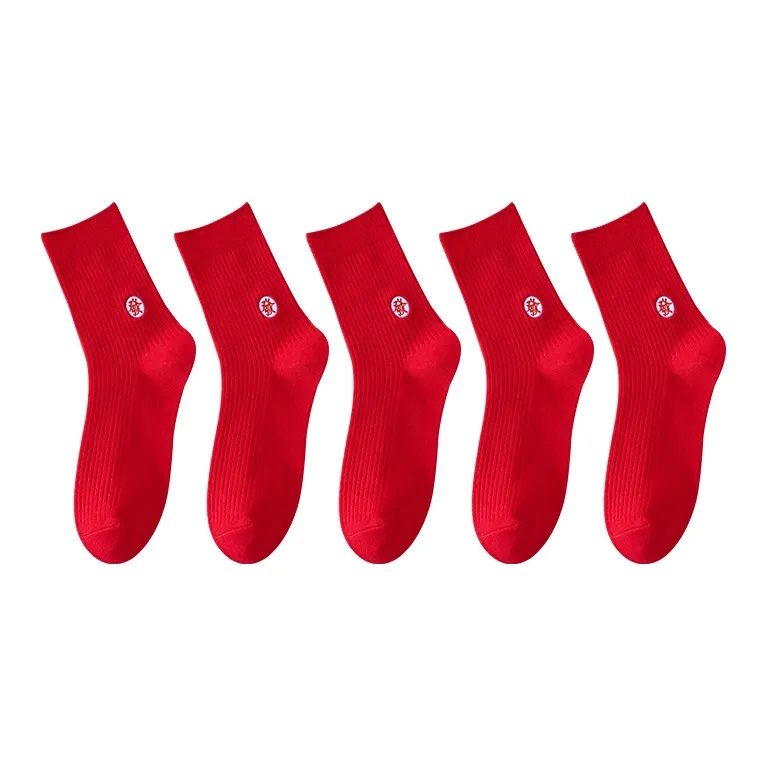 MIIOW Mid Calf Socks Men's 5 Pack-4