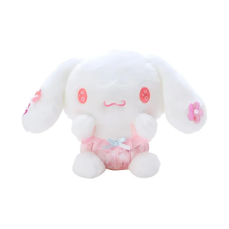 Sanrio Cinnamoroll Cherry Blossom Collection Cinnamoroll Dolls Plush Doll 17cm Height-0