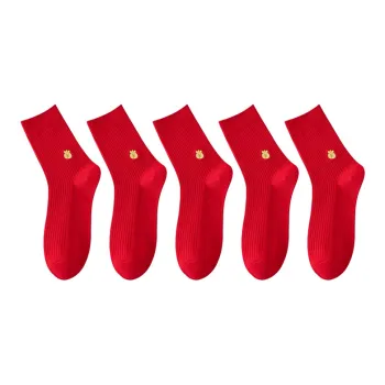 MIIOW Mid Calf Socks Men's 5 Pack