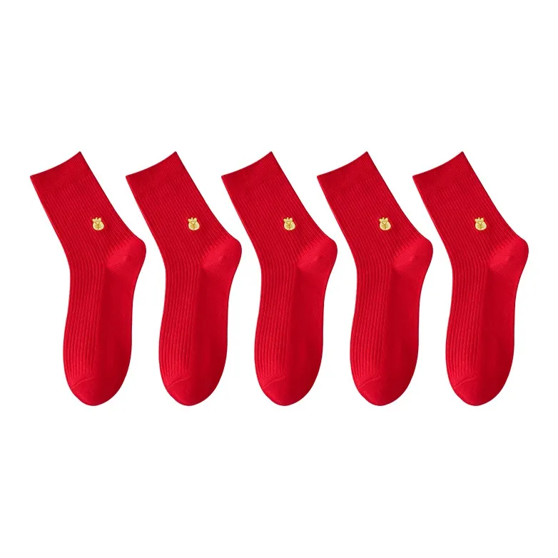MIIOW Mid Calf Socks Men's 5 Pack-0