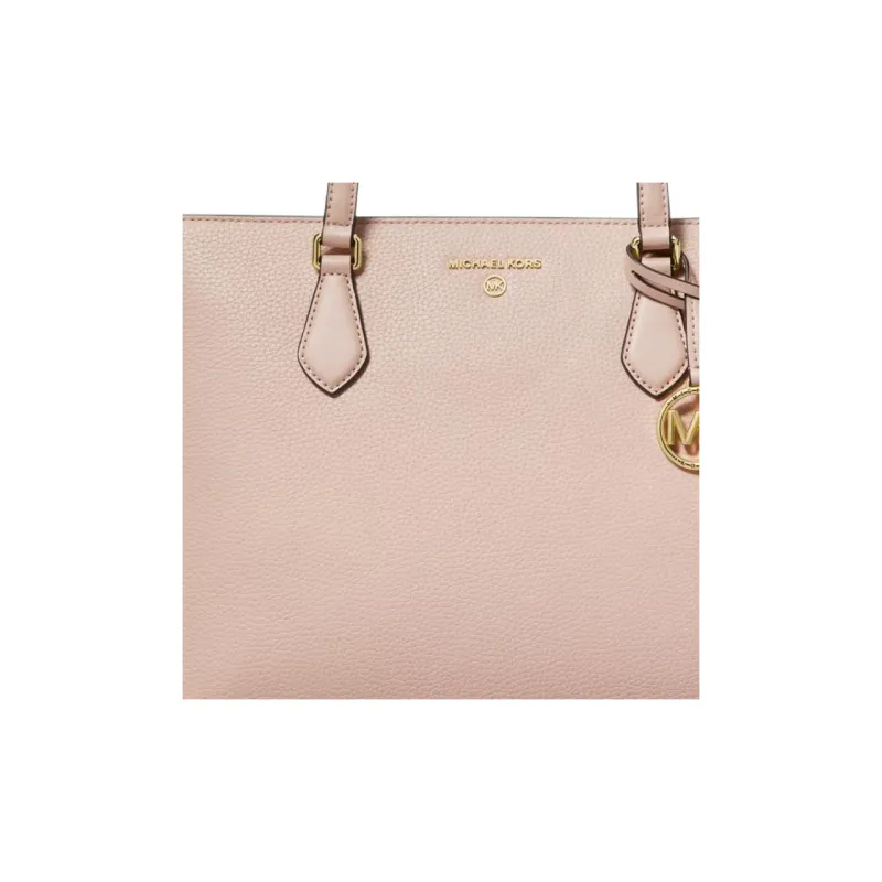 MICHAEL KORS Valerie Litchi Grain Leather Tote Bag Shopping Bag Shoulder Bag Handbag Large Size Women's Pink-2