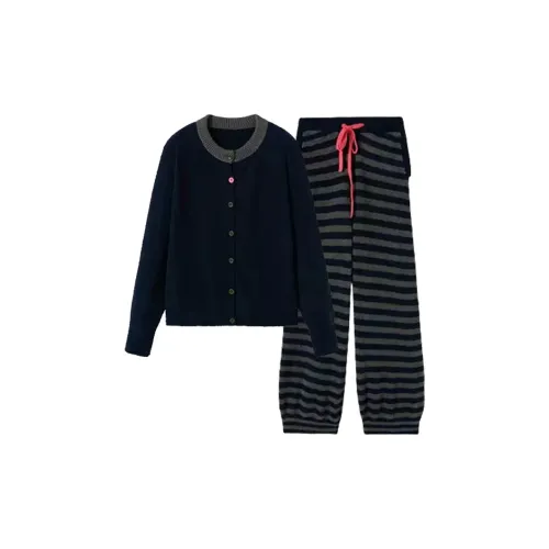 O'MESIK Pajama Set Women's Black