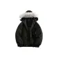 Black[Detachable Fur Collar]