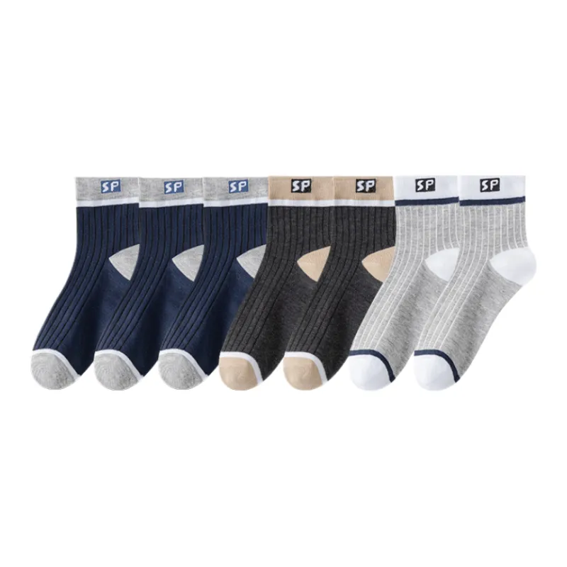 Lan Miao Mid Calf Socks Men's 7 Pack-2