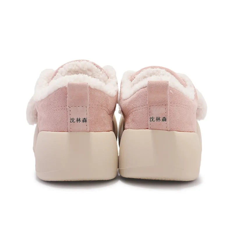 Shen Linsen Cushioning, Slip Resistant, And Abrasion Resistant Low Top Casual Shoes Women's Beige Pink-5