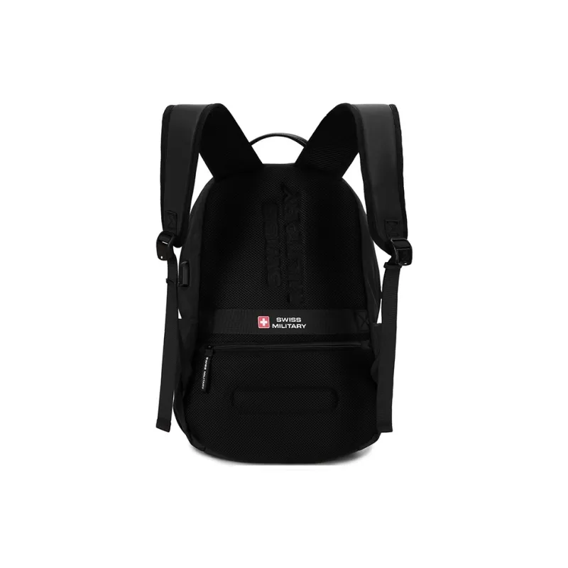 SWISS MILITARY Oxford Backpack Regular Unisex Black-2
