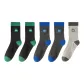 2 Black+2 Dark Gray+1 Light Gray