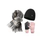 Scarf+Hats & Caps+Pink Gloves