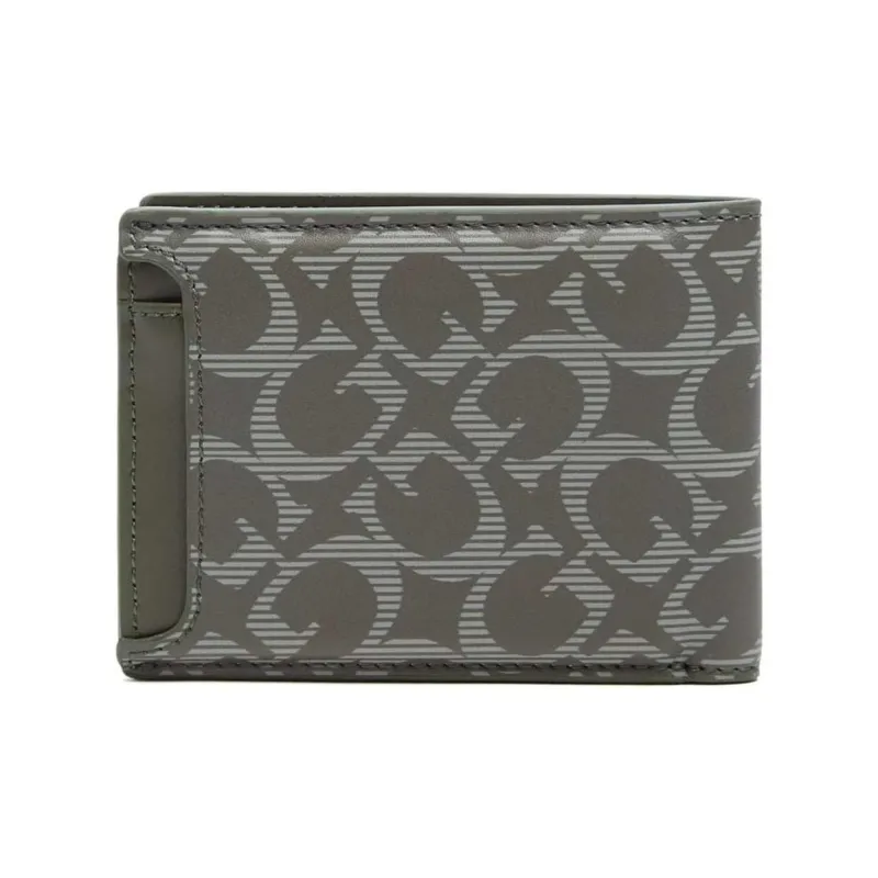 GUESS Artificial Leather Wallet Regular Men's Olive Green-1